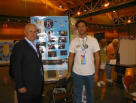 F. Mignlo e F. Albino con il Poster del Kiwanis Junior